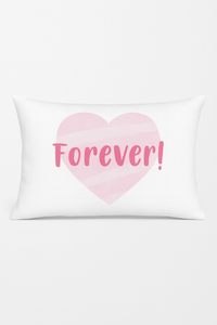 housse de coussin rose motif géométrique décoratif pour la maison