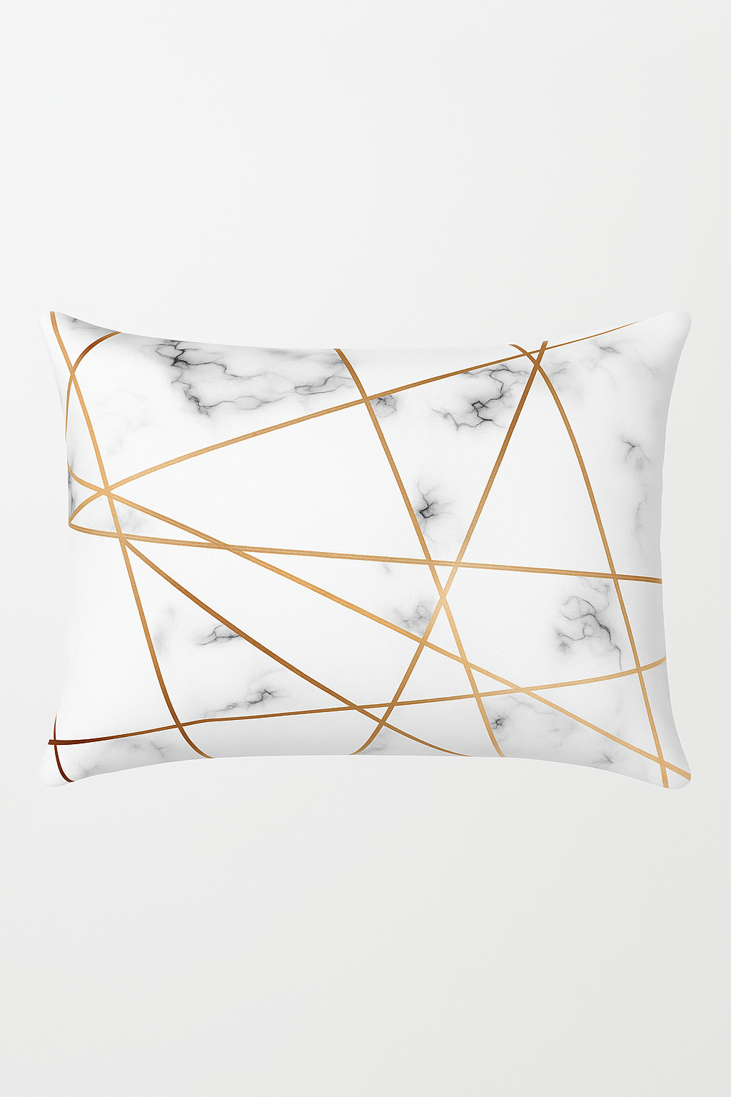 housse de coussin rose motif géométrique pour décoration intérieure