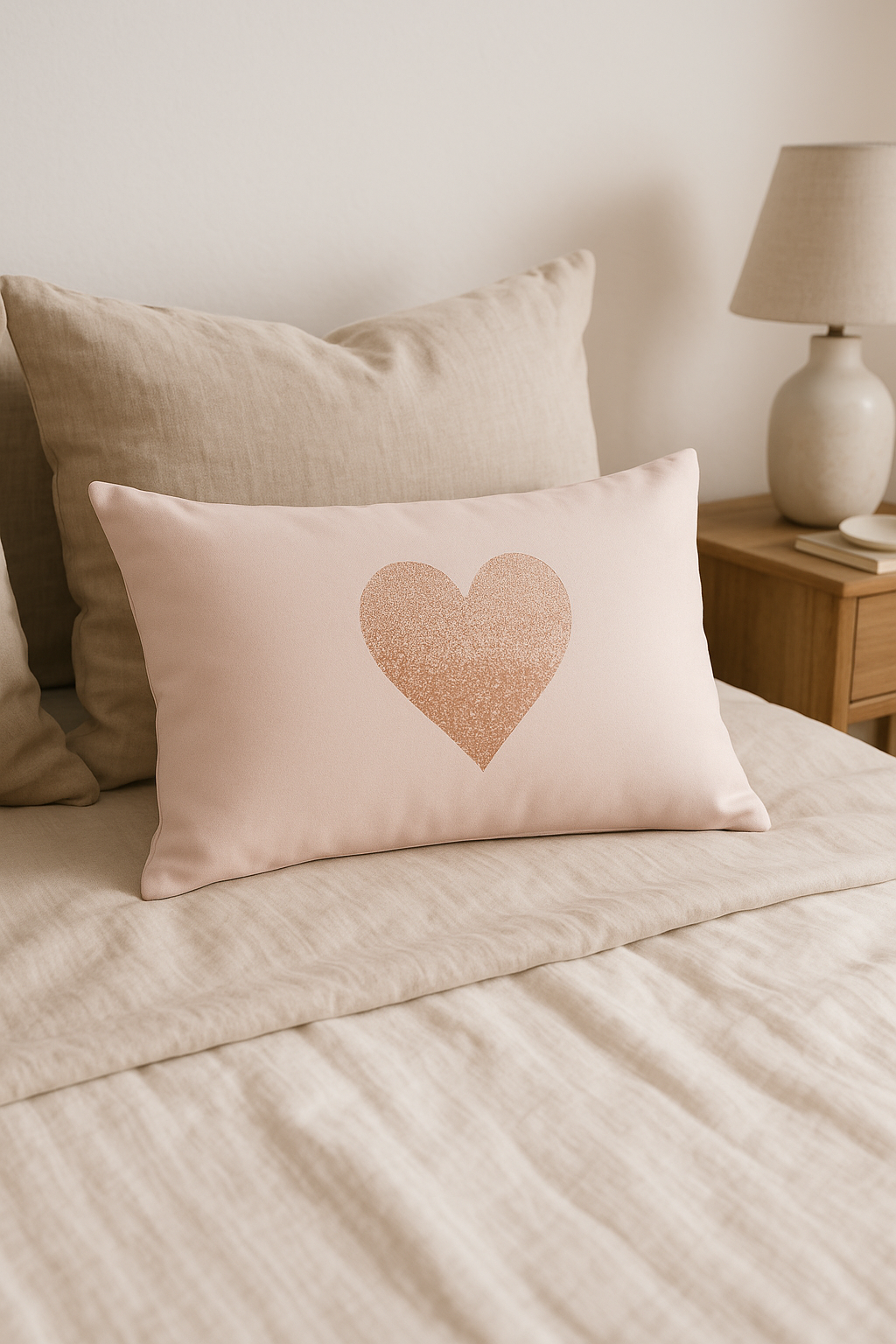 housse de coussin rose motif géométrique tendance décorative pour la maison - vue 3 sur 2