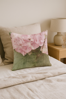 housse de coussin rose motif nordique pour décoration élégante