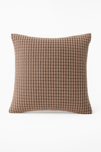 housse de coussin velours côtelé motif grain de maïs grande taille