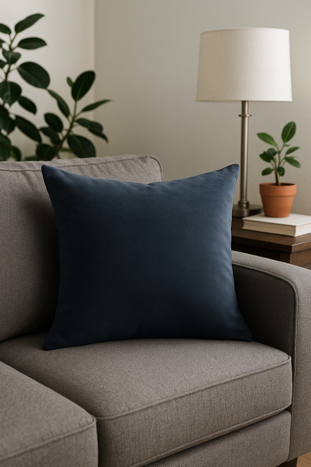 housse de coussin velours doux personnalisable en 25 couleurs - vue 3 sur 2