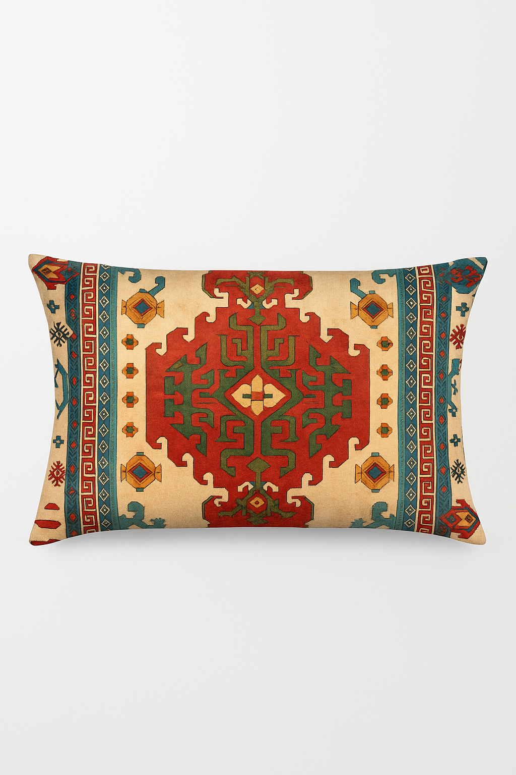 housse de coussin vintage à motif mandala pour canapé ou lit