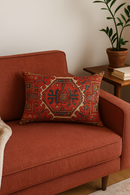 housse de coussin vintage à motif mandala pour canapé ou lit