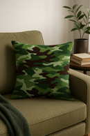 housses de coussin camouflage géométriques pour décoration intérieure
