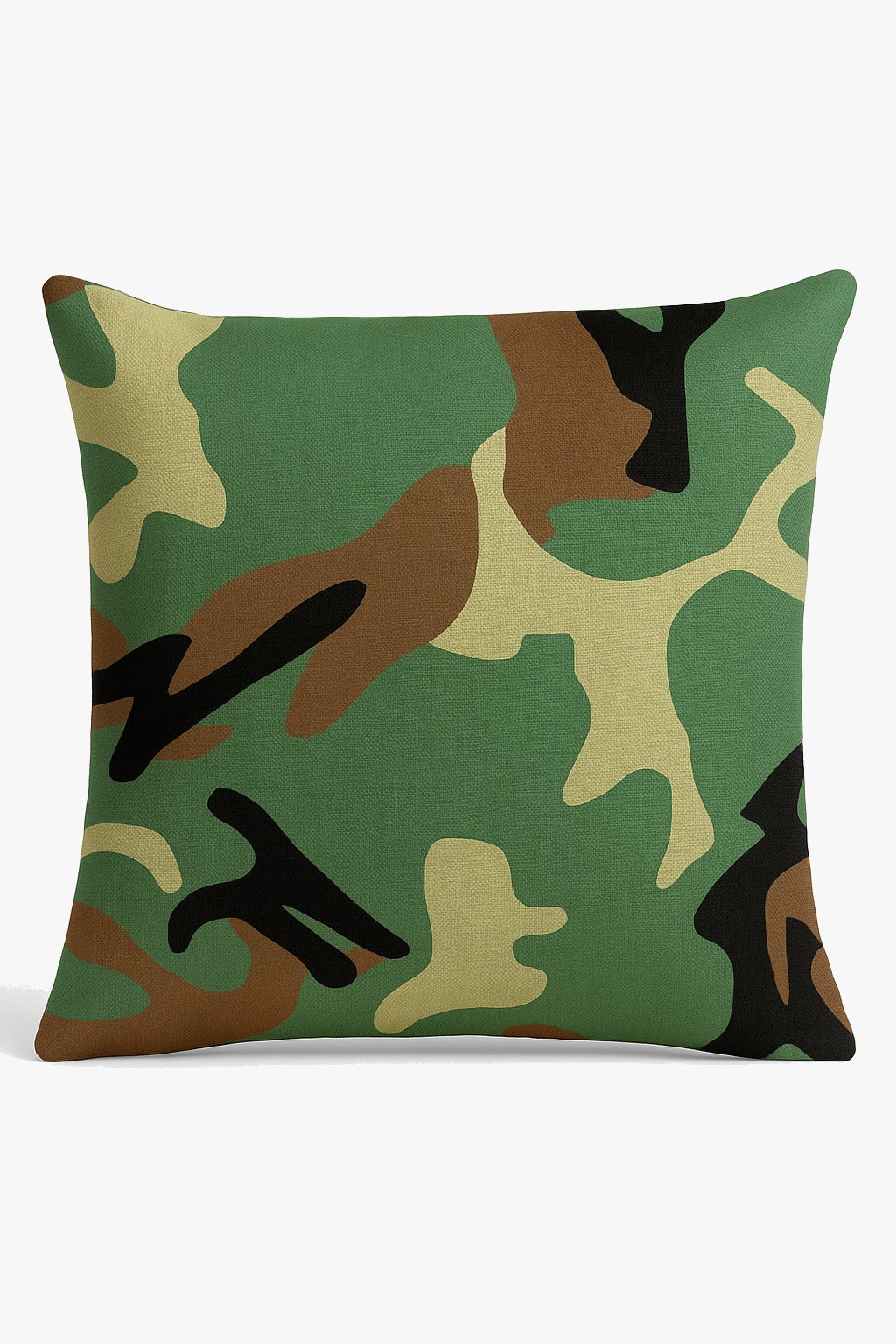 housses de coussin décoratives motif camouflage militaire géométrique