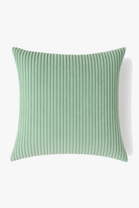 housses de coussin en velours côtelé rayées unies 30x50cm 50x70cm