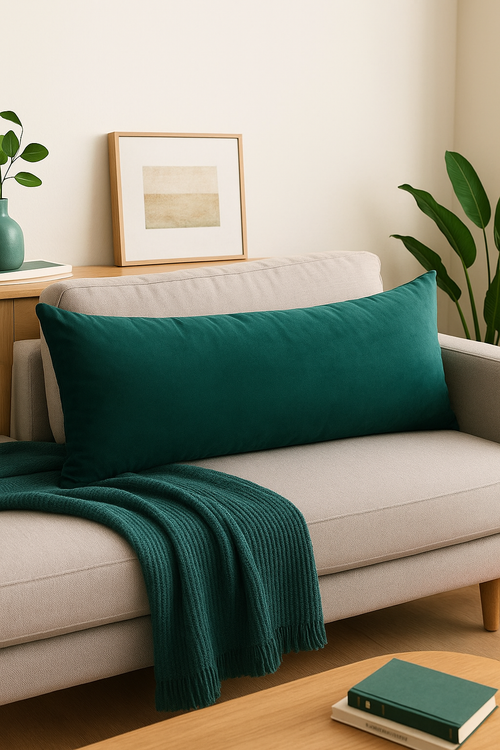 housses de coussin en velours et grande taille 50 x 100 cm 50 x 152 cm