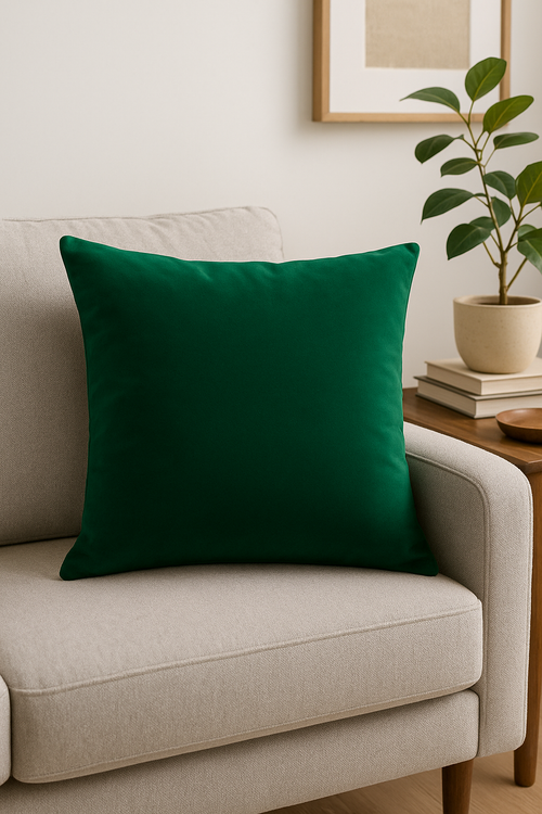 housses de coussin en velours unies pour décoration 45 50 60 cm - vue 2 sur 2