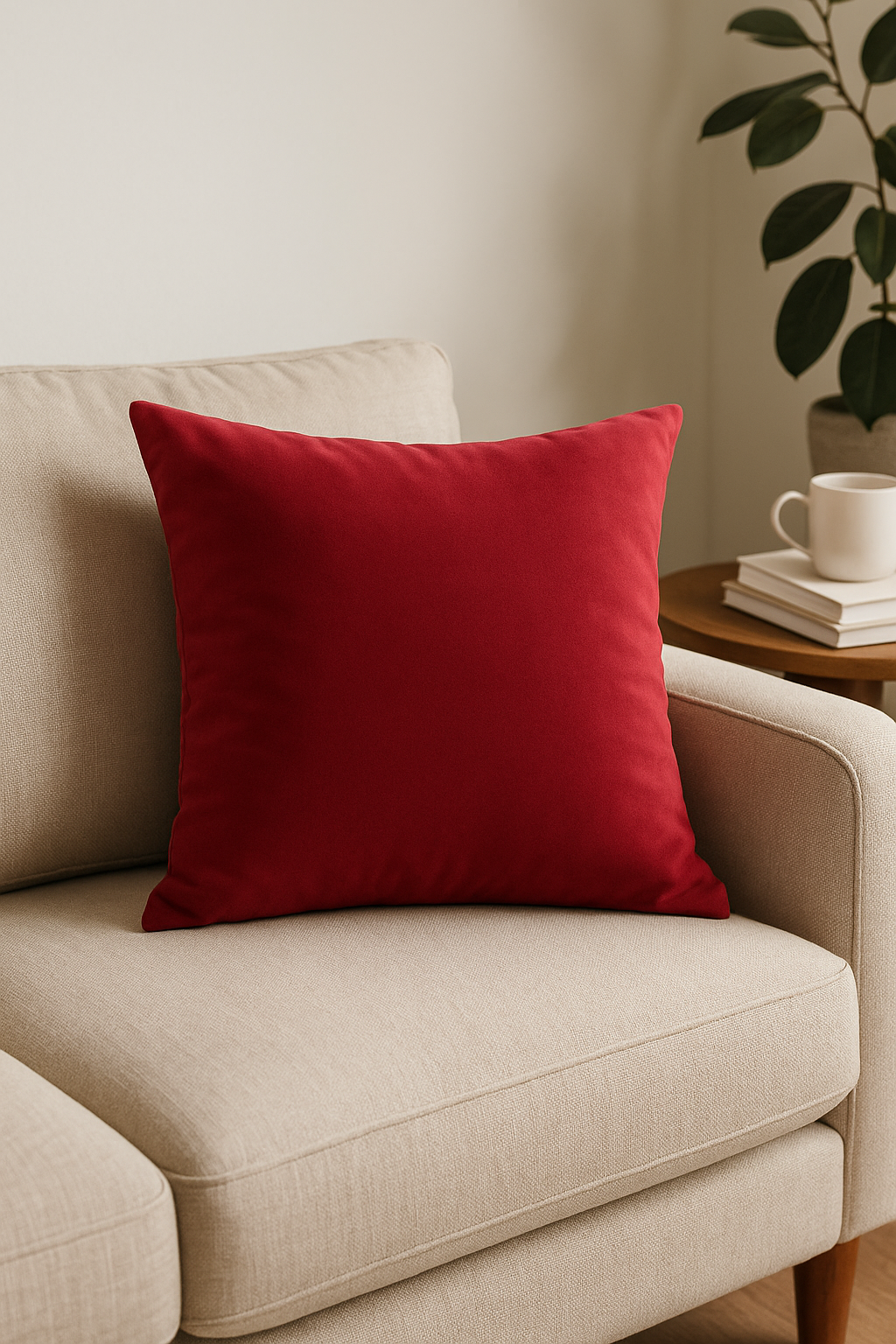 housses de coussin en velours unies pour décoration intérieure - vue 3 sur 2