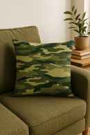 housses de coussin géométriques camouflage militaires décoratives