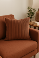 housses de coussin rayées en velours côtelé 30x50 50x70