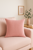 housses de coussin rayées en velours côtelé 30x50cm 50x70cm