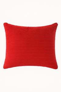 housses de coussin rayées en velours côtelé 30x50cm et 50x70cm