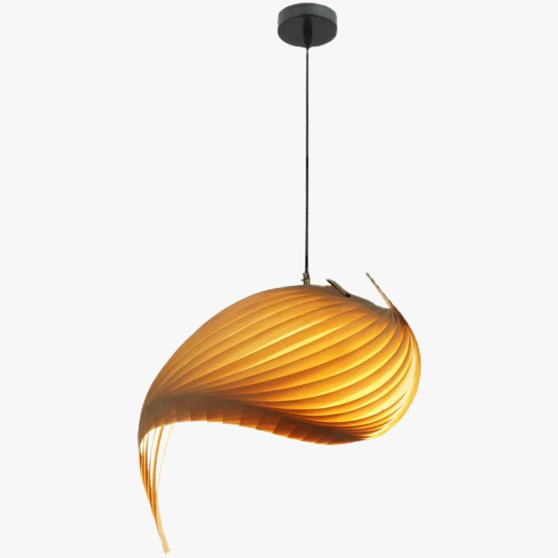 Suspension japonaise longue ligne en bois