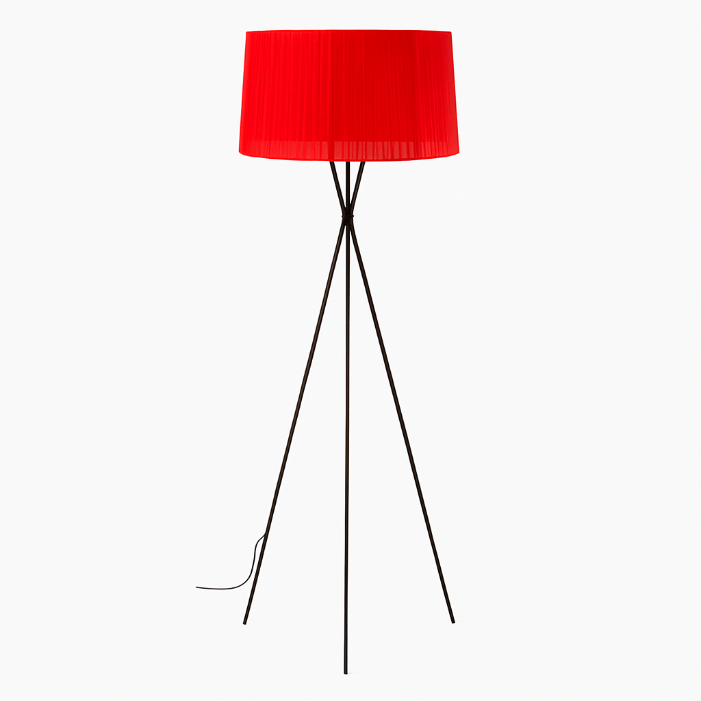 Lampadaire rouge