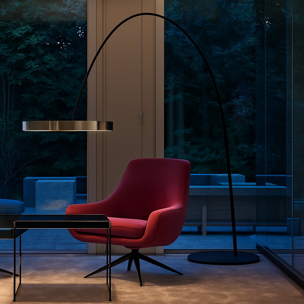 lampadaire design créatif pour intérieur moderne élégant - vue 6 sur 13