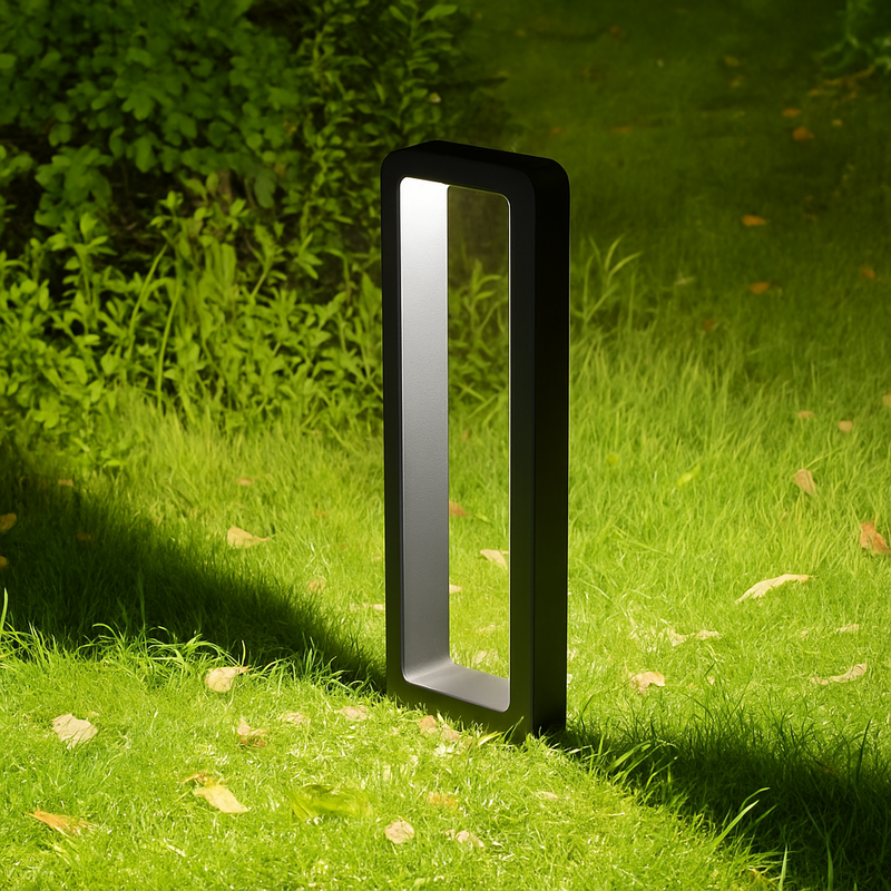 Lampadaire exétieur IP68 étanche 15W LED jardin pelouse en aluminium pilier
