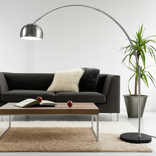 lampadaire led créatif en acier inoxydable lampara pie - vue 4 sur 10