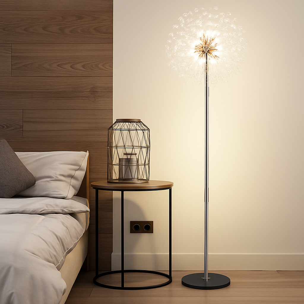lampadaire led de luxe moderne winfordo - vue 4 sur 9