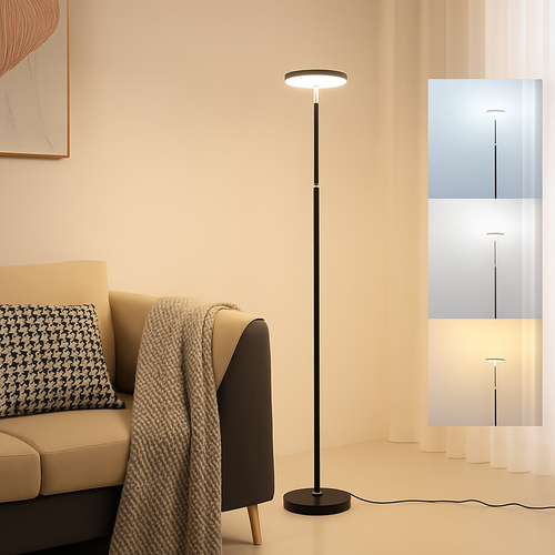 lampadaire led design nordique moderne et minimaliste