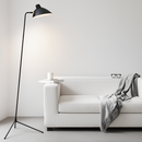 lampadaire minimaliste en métal avec abat-jour rotatif