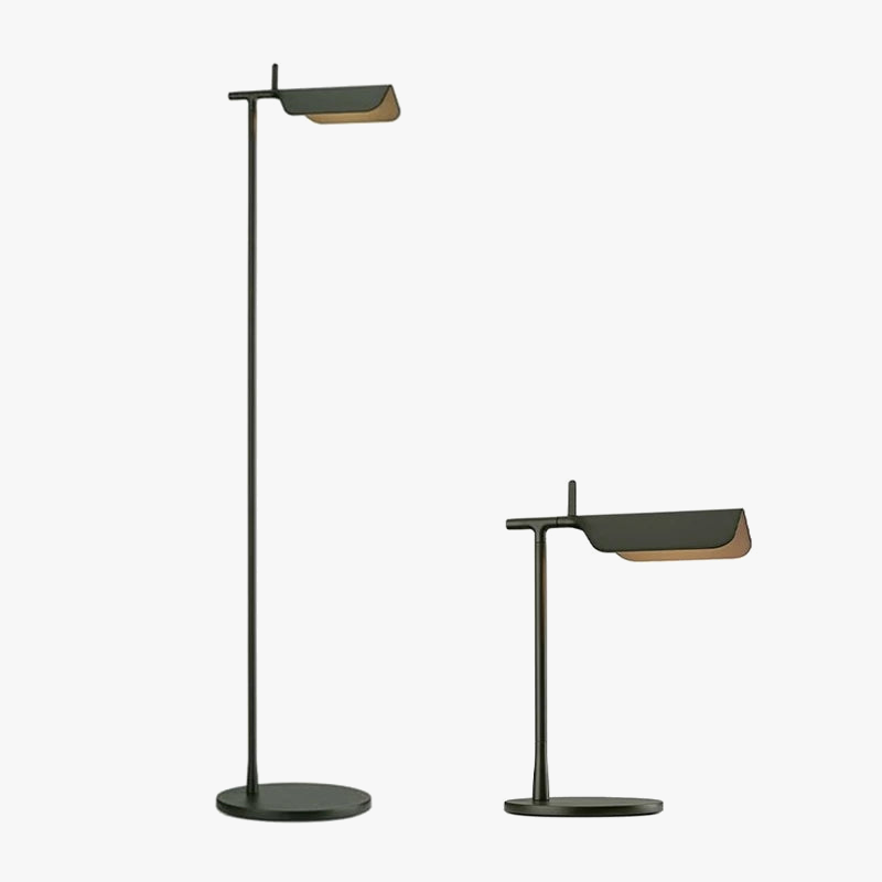 lampadaire minimaliste nordique en métal led rotative