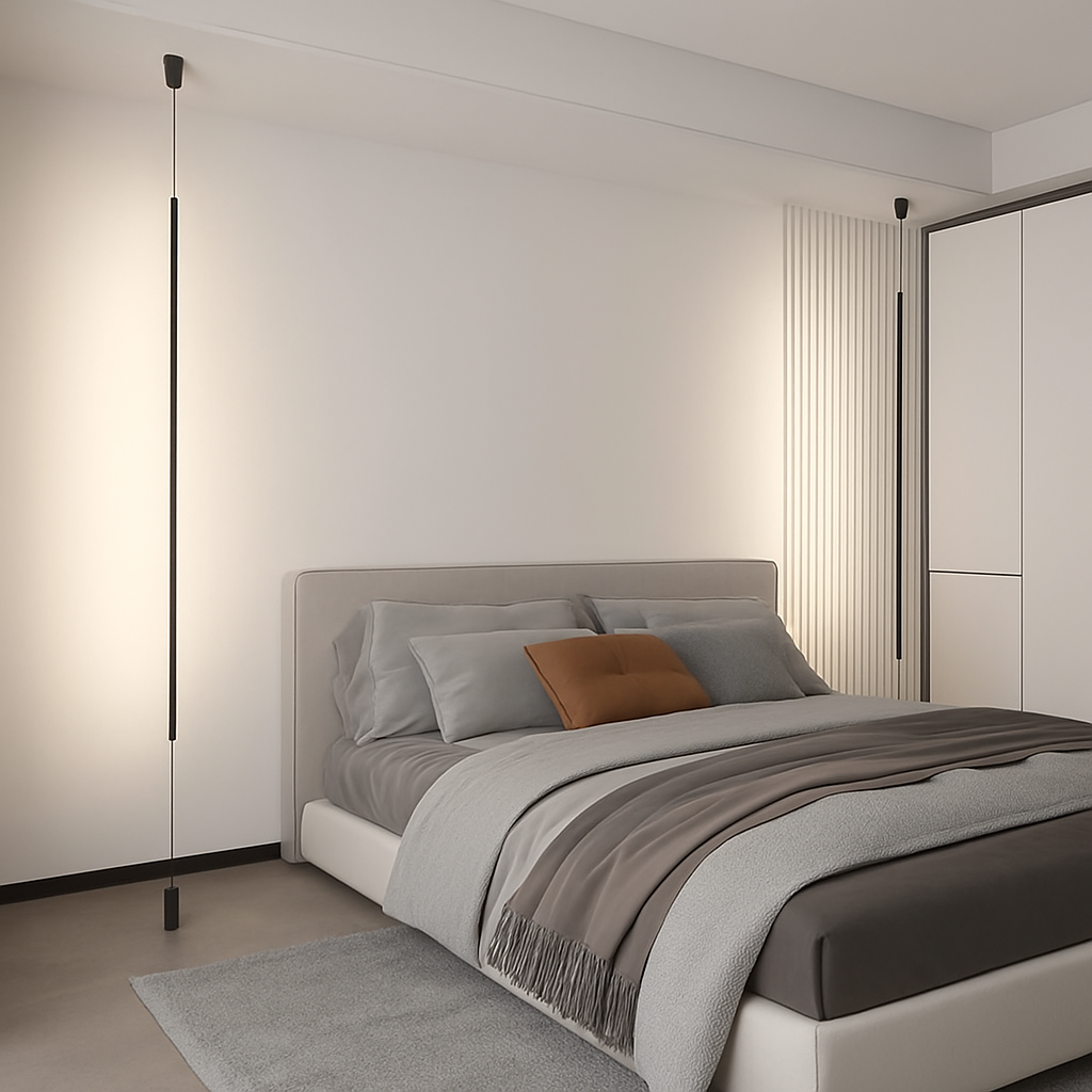 Lampadaire Noir Moderne LED Intérieur - vue 4 sur 12