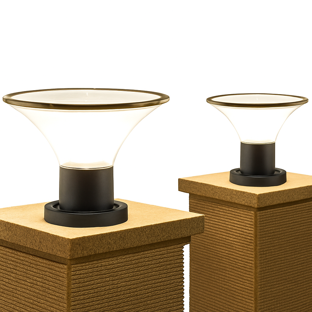 lampadaire solaire étanche pour jardin et extérieur - vue 3 sur 8