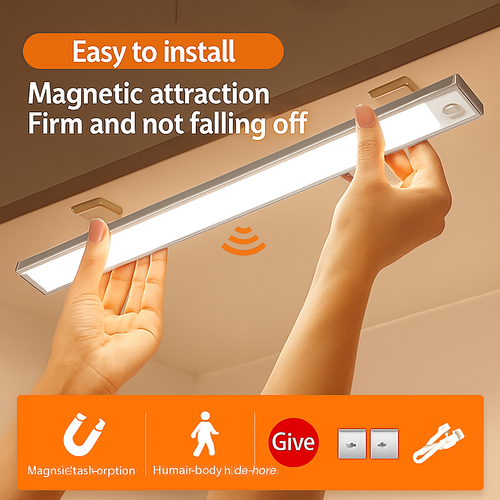 lampe à détecteur de mouvement led rechargeable sans fil