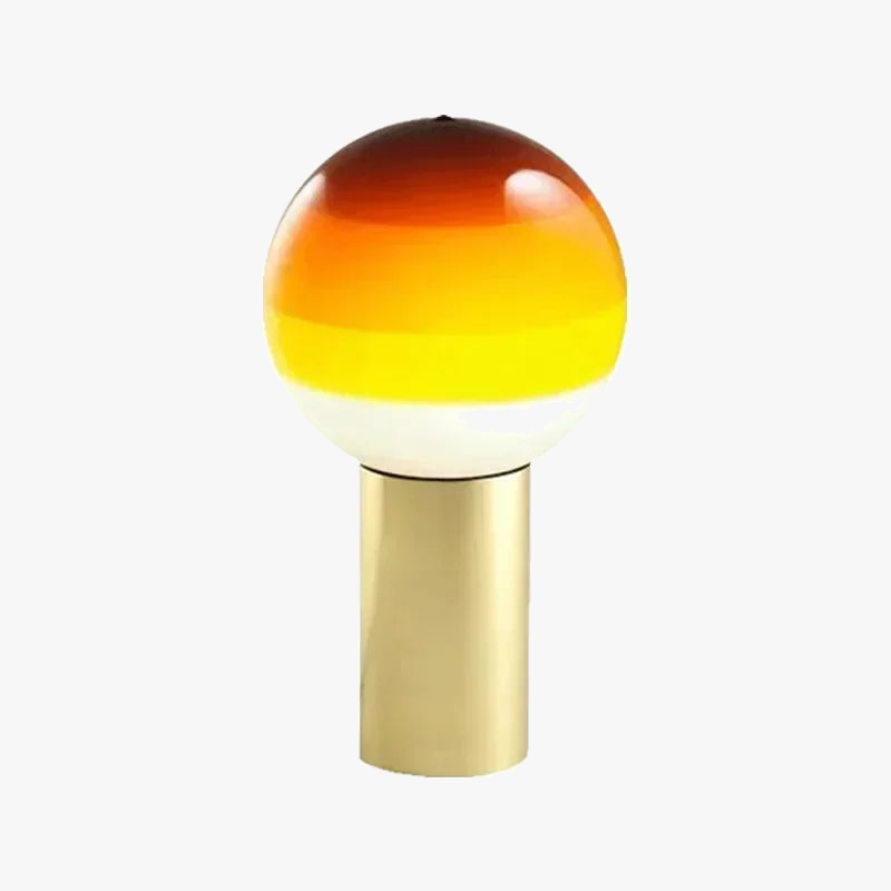 lampe de bureau moderne en verre coloré design nordique portable