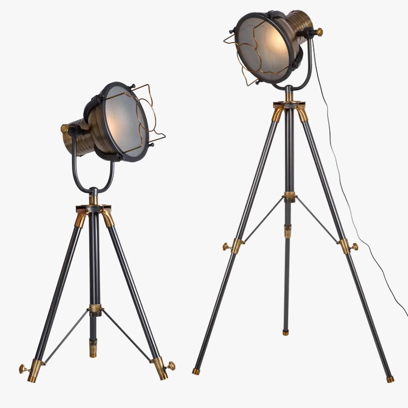 lampe de sol rétro industrielle pour café bureau et bar
