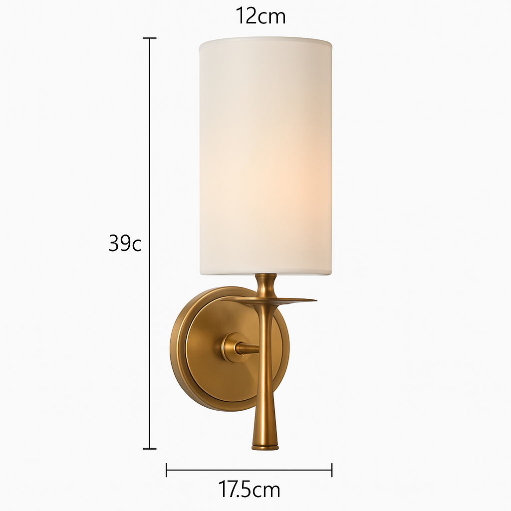 lampe en laiton américain rétro pour éclairage décoratif