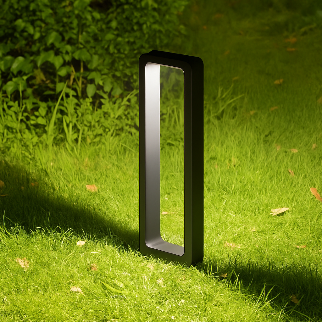 lampe IP68 étanche 15W LED jardin pelouse moderne en aluminium pilier lumière extérieure cour villa paysage pelouse bornes lumière - vue 4 sur 6