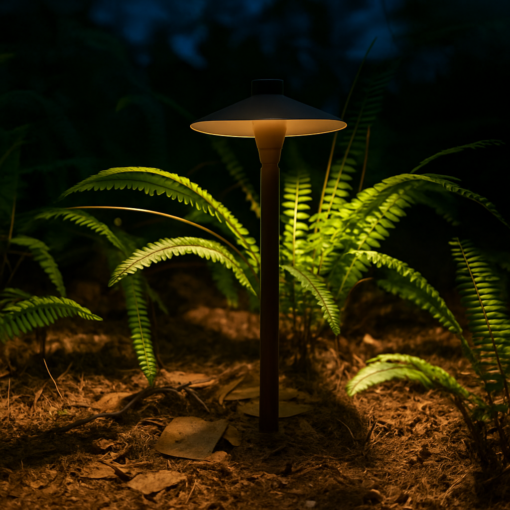 lampe led extérieure moderne en aluminium pour jardin et parc - vue 3 sur 8