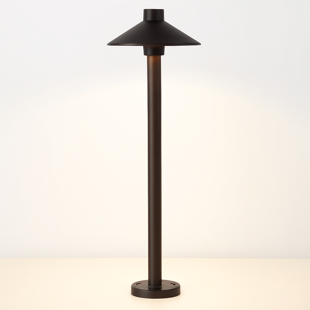 lampe led extérieure moderne en aluminium pour jardin et parc - vue 4 sur 8