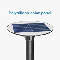 lampe solaire ronde pour jardin et éclairage extérieur