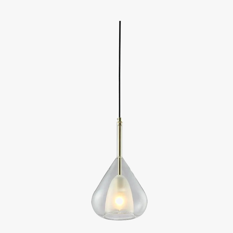 Suspension en verre design nordique post-moderne minimaliste décorative