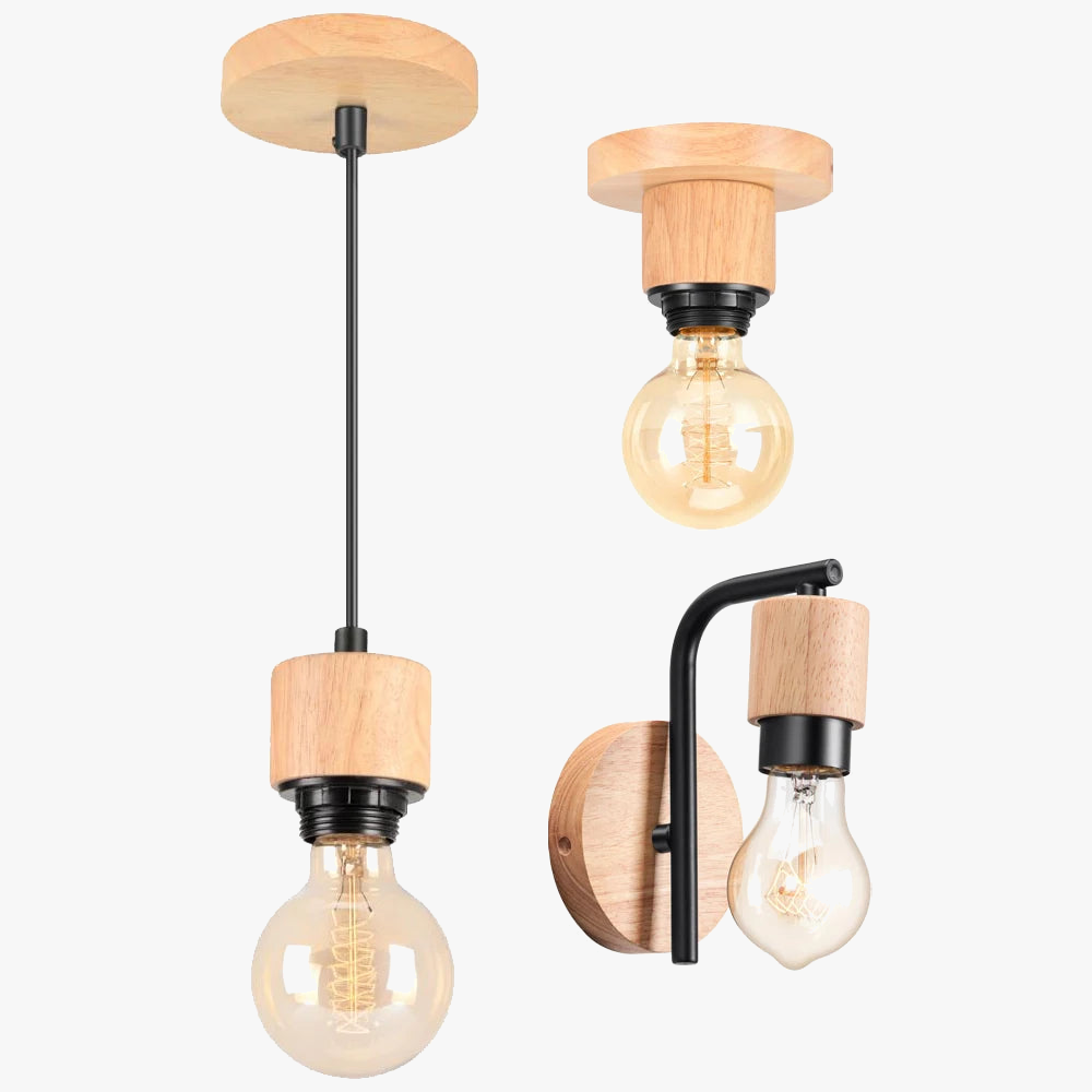 Lampe suspension métal rétro loft