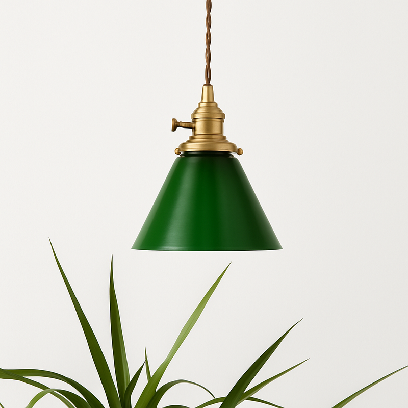 lampe suspension verre led cuivre edison vintage