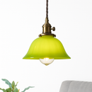 lampe suspension verre led cuivre edison vintage