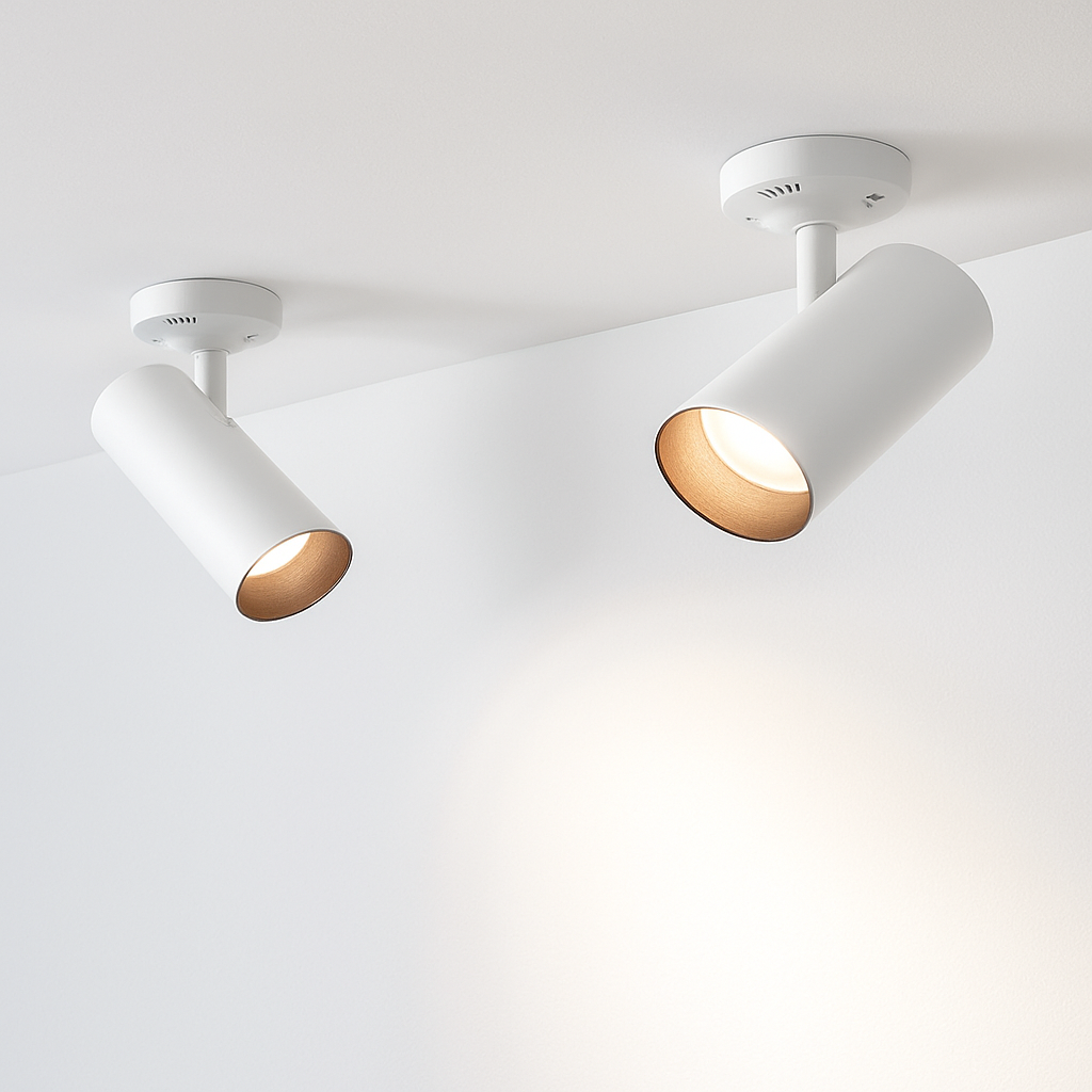 Les Downlights LED COB montés en Surface pliables et rotatifs à 360 ° plafonniers LED 10W15W20W lampes LED éclairage de fond - vue 3 sur 6