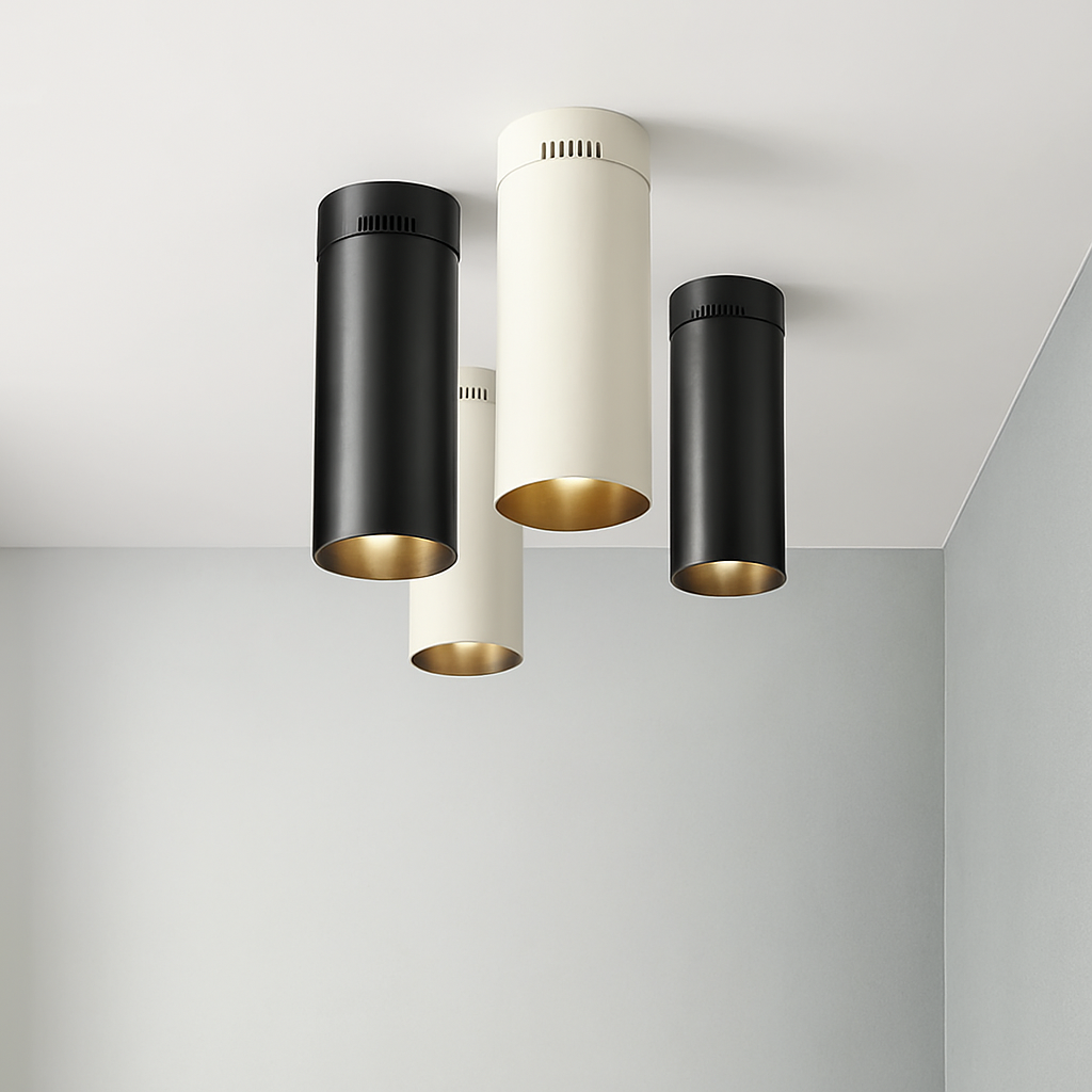 Les Downlights LED COB montés en Surface pliables et rotatifs à 360 ° plafonniers LED 10W15W20W lampes LED éclairage de fond - vue 4 sur 6