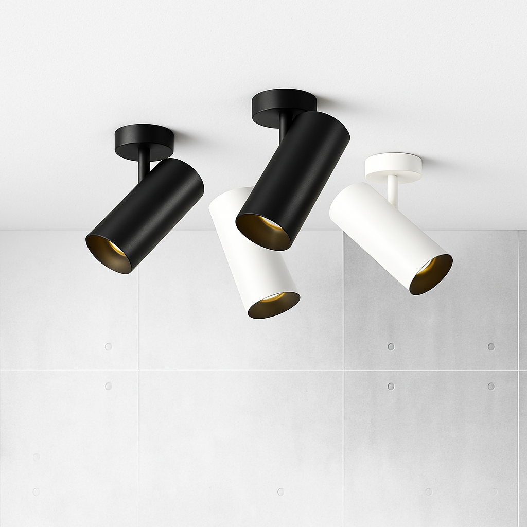 Les Downlights LED COB montés en Surface pliables et rotatifs à 360 ° plafonniers LED 10W15W20W lampes LED éclairage de fond - vue 5 sur 6