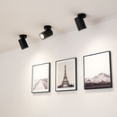 Les Downlights LED COB montés en Surface pliables et rotatifs à 360 ° plafonniers LED 10W15W20W lampes LED éclairage de fond