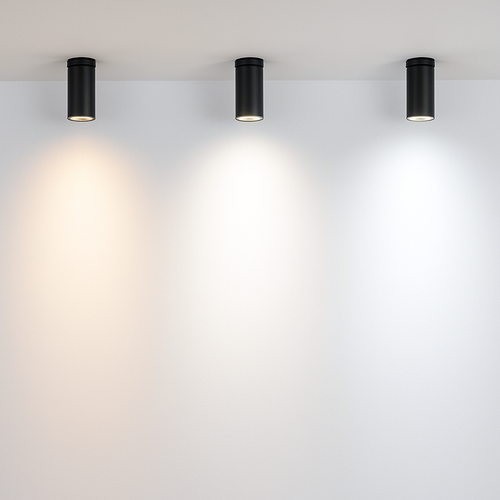 Les Downlights LED COB montés en Surface pliables et rotatifs à 360 ° plafonniers LED 10W15W20W lampes LED éclairage de fond