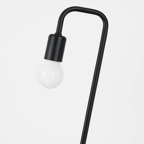 Loft lampe de bureau Vintage E27 noir blanc tige de fer campagne américaine lampes de Table en bois nordique chevet lecture luminaire