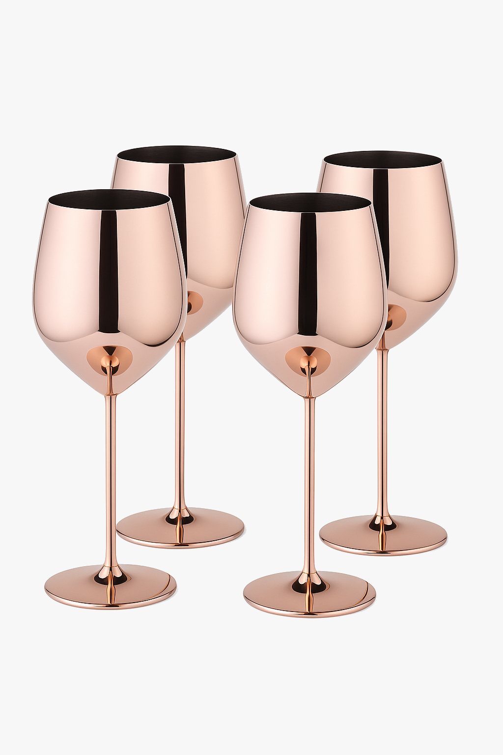 Lot 4 verres cocktail inox design creatif bar