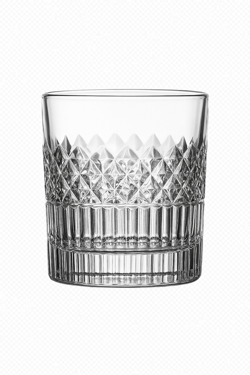 Lot 4 verres whisky old fashioned style classique