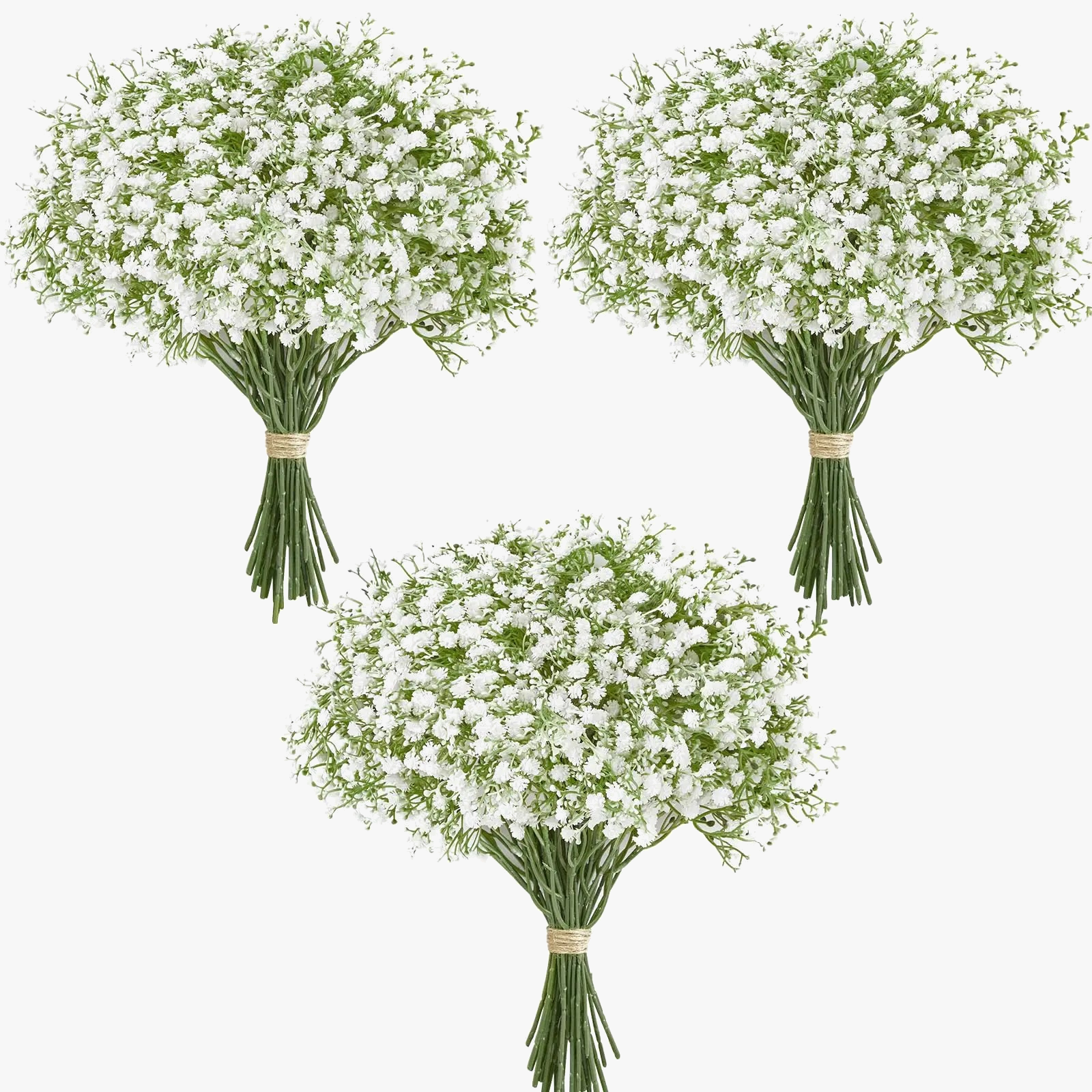 lot de 10 ou 15 fleurs artificielles gypsophile pour décoration mariage